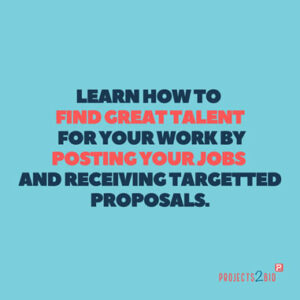 Learn how to find Great Talent for your work by Posting your Jobs and receiving targeted proposals